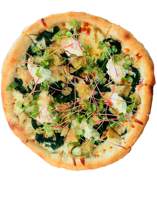 ARTICHOKE SPINACH PIZZA